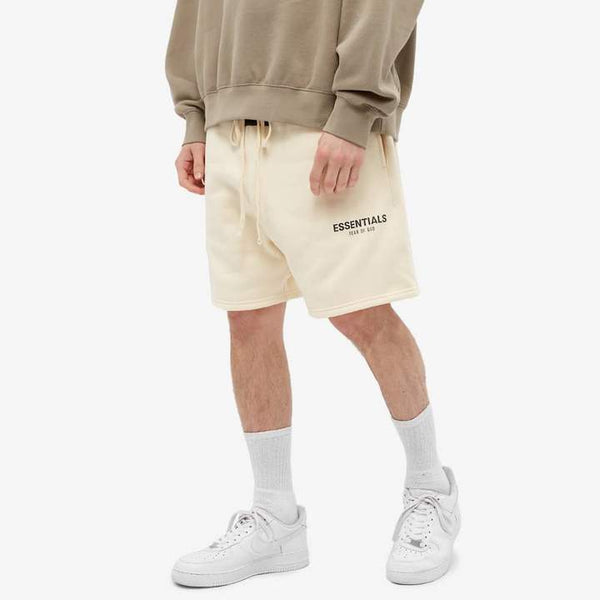 FEAR OF GOD ESSENTIALS SS21 SHORTS BUTTERCREAM