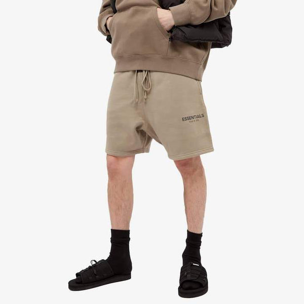 FEAR OF GOD ESSENTIALS SS21 SHORTS MOSS/GOAT