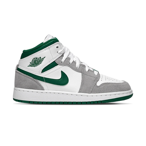 AIR JORDAN 1 MID GS 'GREEN GREY'