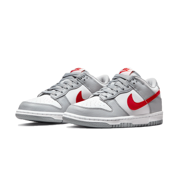 NIKE DUNK LOW GS 'GREY RED'