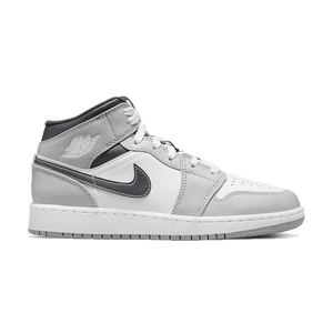 AIR JORDAN 1 MID GS 'LIGHT SMOKE GREY'