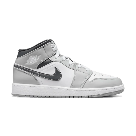 AIR JORDAN 1 MID GS 'LIGHT SMOKE GREY'