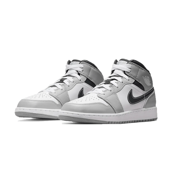 AIR JORDAN 1 MID GS 'LIGHT SMOKE GREY'