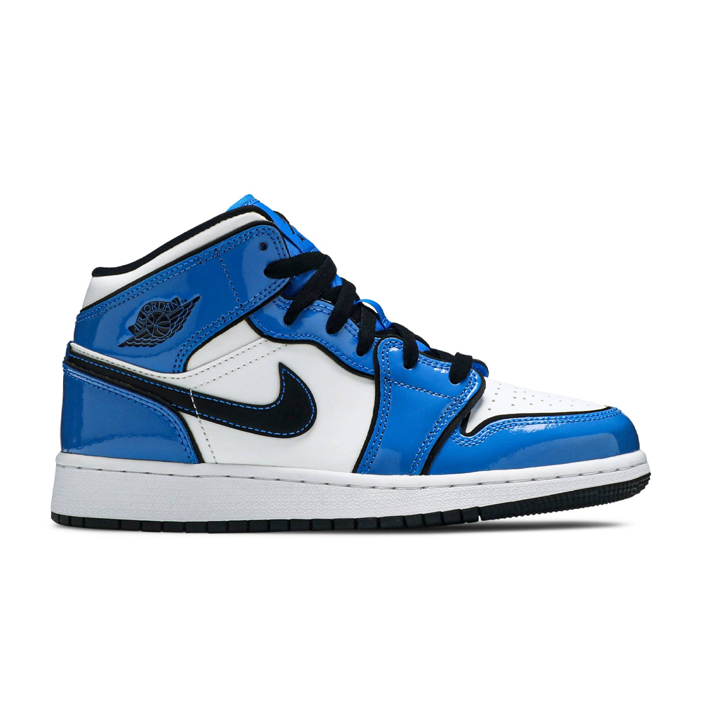 Jordan 1 Mid Signal Blue