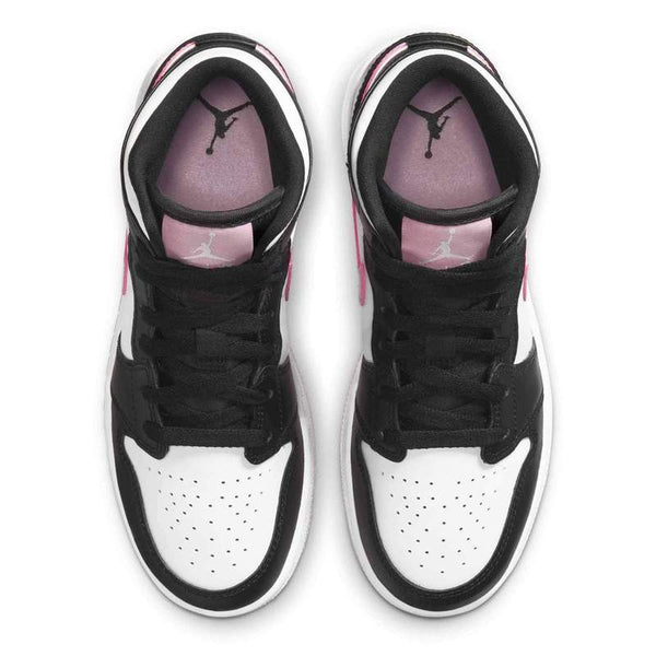 Jordan 1 Mid White Black Light Arctic Pink (GS)