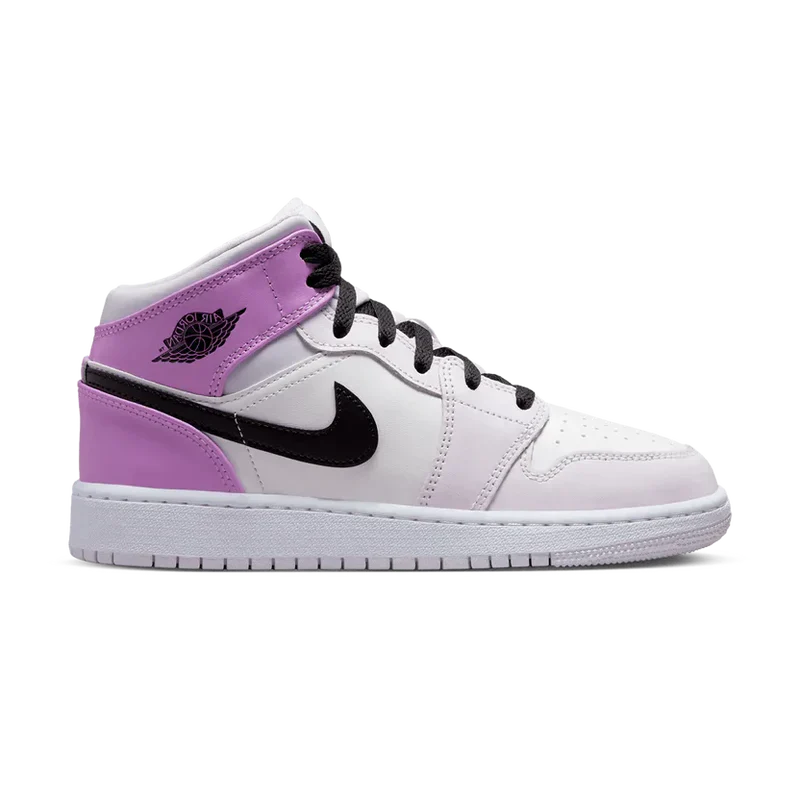 AIR JORDAN 1 MID GS 'BARELY GRAPE'