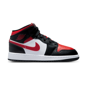 NIKE AIR JORDAN 1 MID 'BLACK FIRE RED'