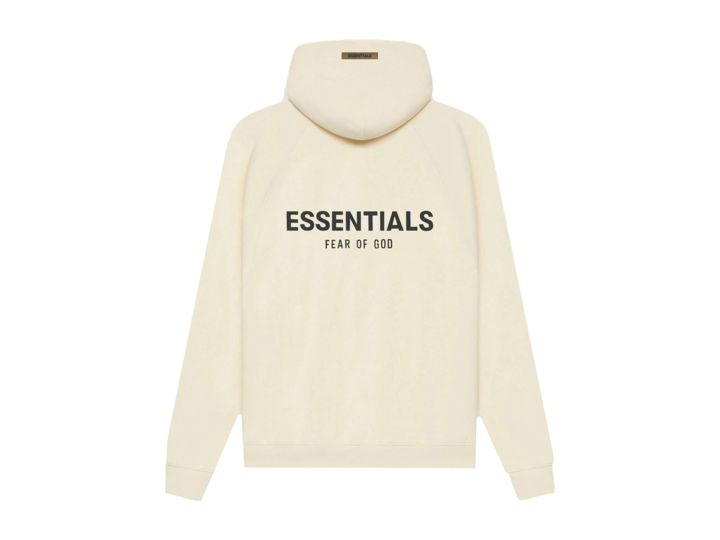 FEAR OF GOD ESSENTIALS SS21 PULLOVER HOODIE BUTTERCREAM