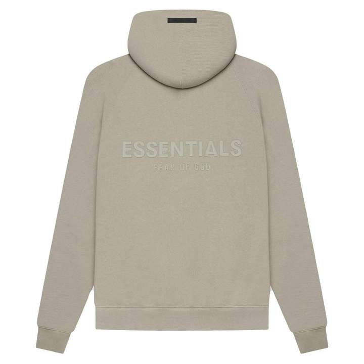 FEAR OF GOD ESSENTIALS SS21 PULLOVER HOODIE MOSS/GOAT