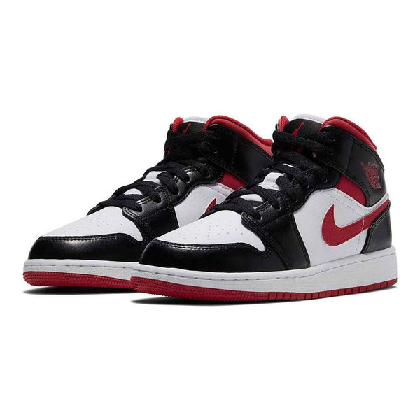 Jordan 1 Mid Gym Red Black White