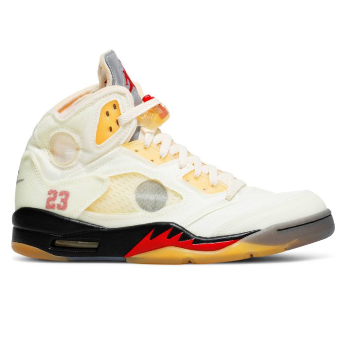 OFF-WHITE X AIR JORDAN 5 SP 'SAIL'