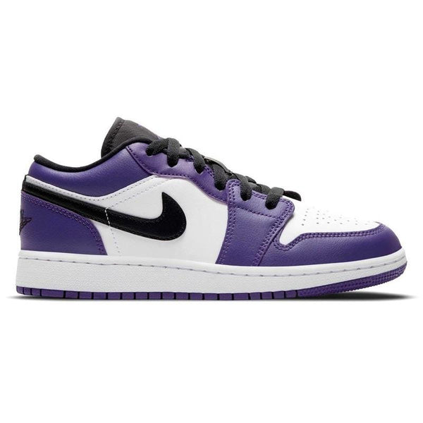 Jordan 1 Low Court Purple White