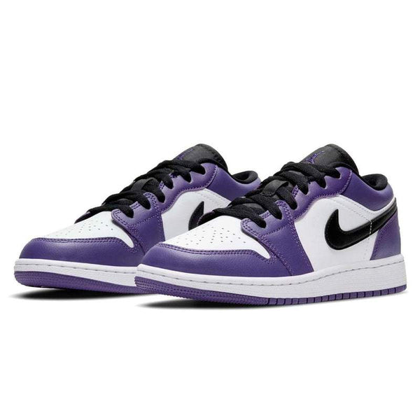 Jordan 1 Low Court Purple White