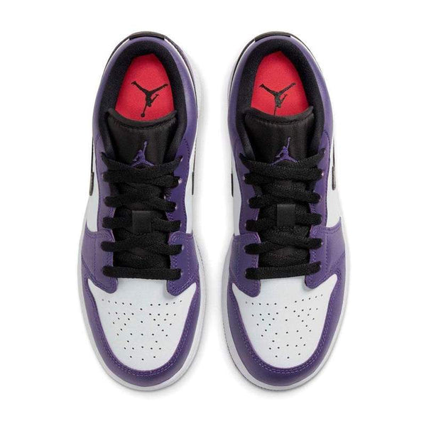 Jordan 1 Low Court Purple White