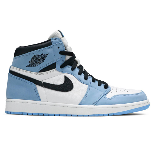 JORDAN 1 RETRO HIGH 'WHITE UNIVERSITY BLUE BLACK'